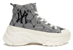 Giày MLB Chunky High Mono Jaquard New York Yankees 3ASHU311N-50GRS