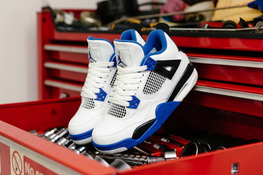Giày Nike Air Jordan 4 Retro GG 'Motorsport' 408452-117 - Ảnh 3