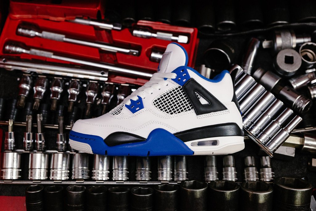 Giày Nike Air Jordan 4 Retro GG 'Motorsport' 408452-117 - Ảnh 4