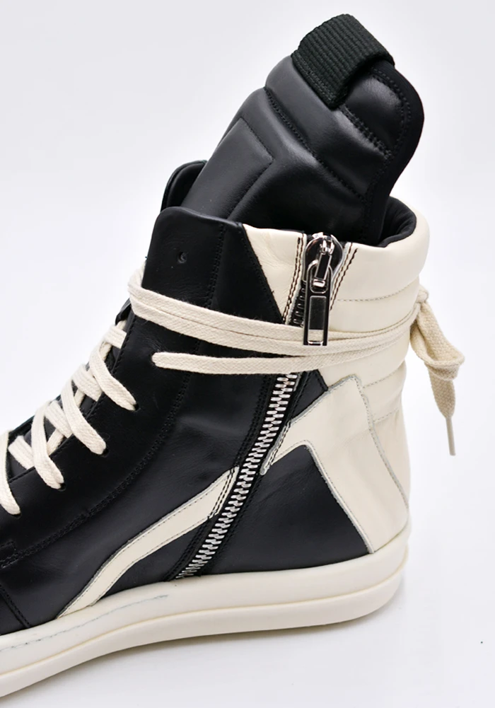 Giày Rick Owens Geobasket Sneakers Black RU21S6894 - Ảnh 5
