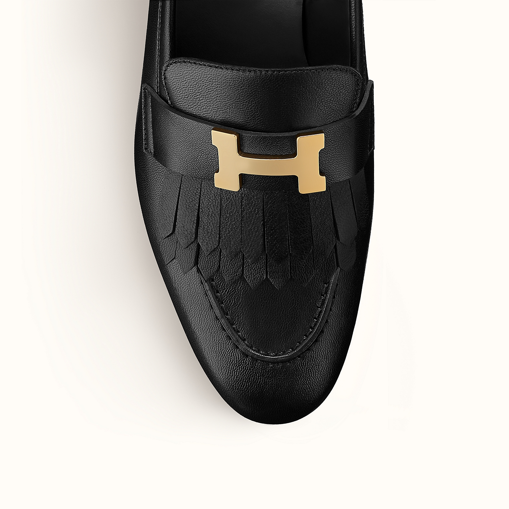Giày Hermes Royal Loafers Gold H192203Z - Ảnh 5