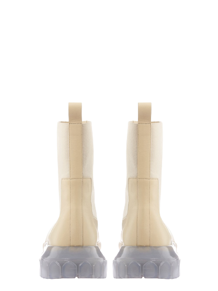 Giày Rick Owens SS22 Fogachine Beatle Bozo 'Vanilla Beige' rp01b4881lde-320 - Ảnh 4