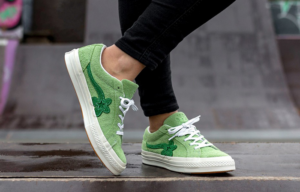 Alternative view of Giày Converse Golf Le Fleur x One Star Ox 'Jade Lime' 160327C