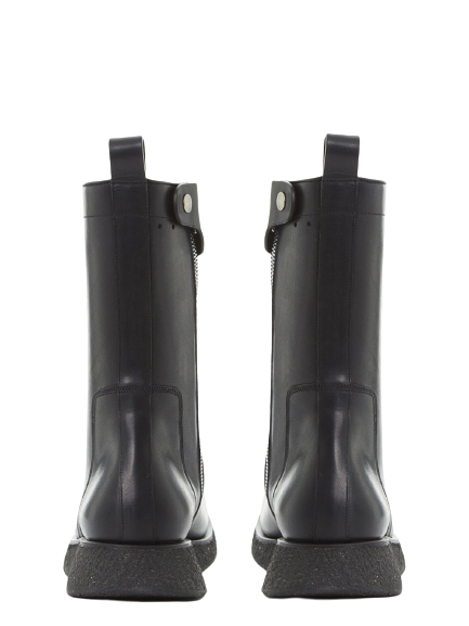 Giày Rick Owens SS22 Fogachine Zipped 'Black' ru01b1859lge-09 - Ảnh 4