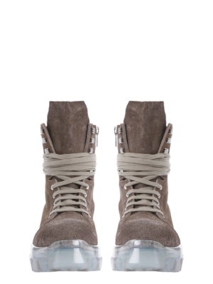 Alternative view of Giày Rick Owens SS22 Fog Lace Up 'Dust Grey' ru01b1888lmr-340