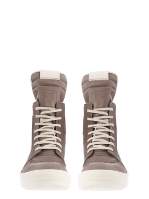 Alternative view of Giày Rick Owens SS22 Fogachine Geobasket 'Dust Grey' ru01b1894lm-34111