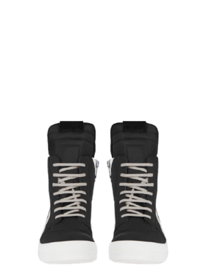 Alternative view of Giày Rick Owens SS22 Fogachine Geobasket 'Black And Milk White' ru01b1894lsqp-911