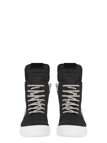 Giày Rick Owens SS22 Fogachine Geobasket 'Black And Milk White' ru01b1894lsqp-911 - Ảnh 2