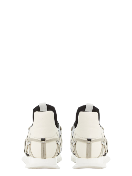 Giày Rick Owens SS22 Fogachine Runner 'Black And Milk White' ru01b1812lpo-911 - Ảnh 4