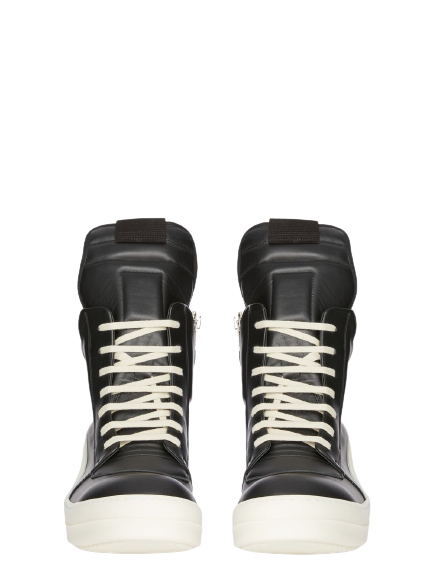 Giày Rick Owens FW22 Strobe Geobasket 'Black And Milk' RU02B2894LPO-911 - Ảnh 2