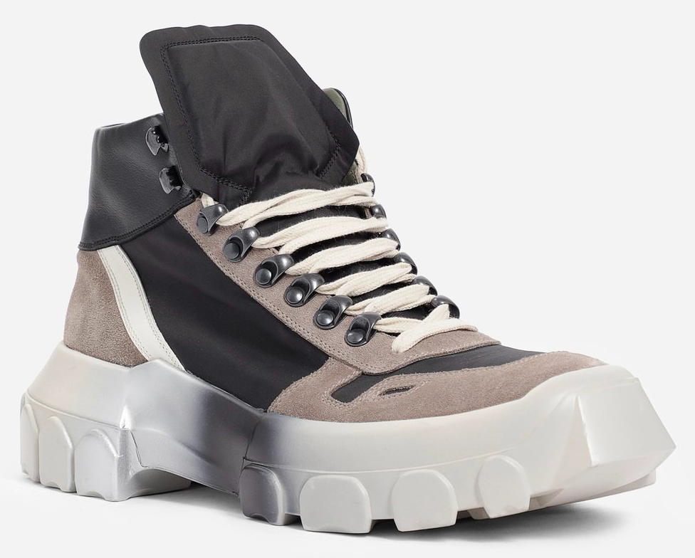Giày Rick Owens Tractor 'Black Dust Grey' RU19F4893-LCOM4-100 - Ảnh 5