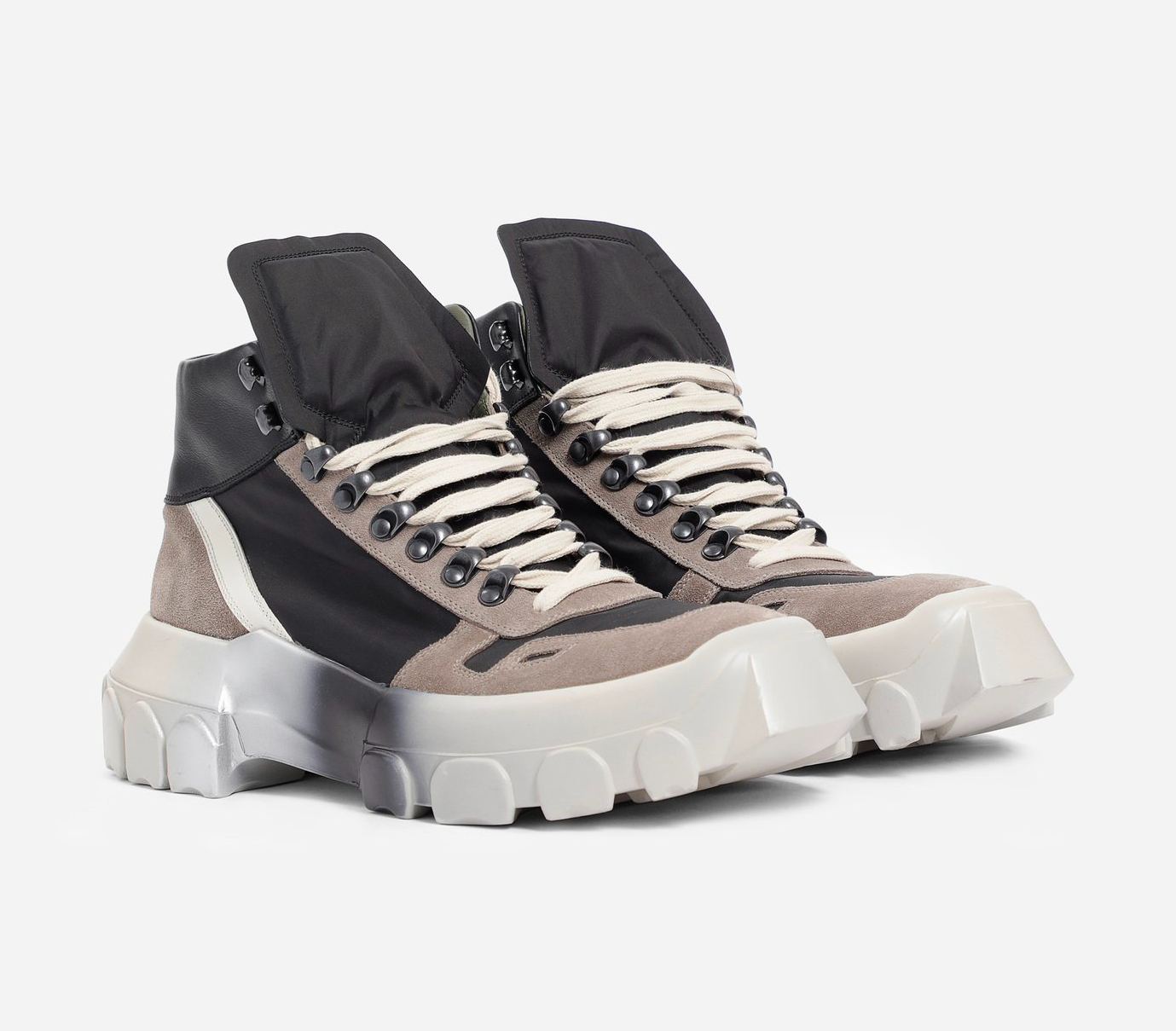 Giày Rick Owens Tractor 'Black Dust Grey' RU19F4893-LCOM4-100 - Ảnh 4