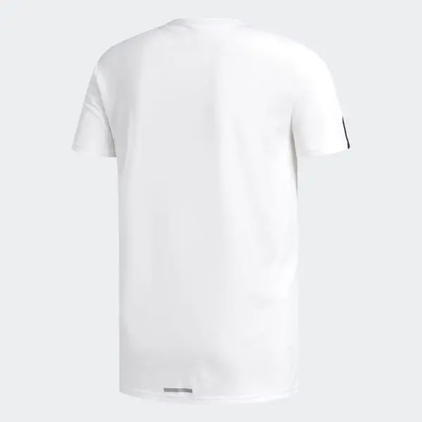 Alternative view of Áo Adidas Running 3 Stripes Tee White DN9041