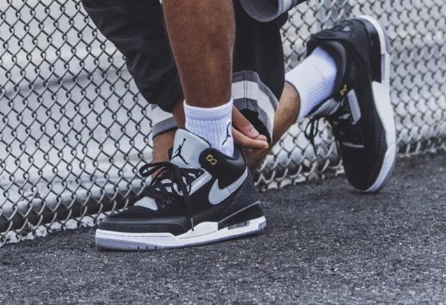 Giày Nike Air Jordan 3 Retro Tinker Sp 'Black Cement' CK4348-007 - Ảnh 4