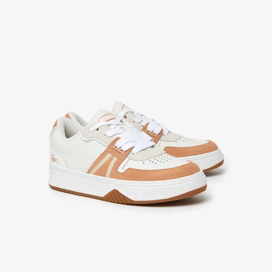 Giay Lacoste L001 Leather Black Sole Contrasting 'White Pink' RZ0068W52N-291