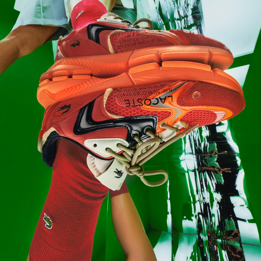 Giay Lacoste L003 Neo Textile 'Red' RZ4001W53G-AM1