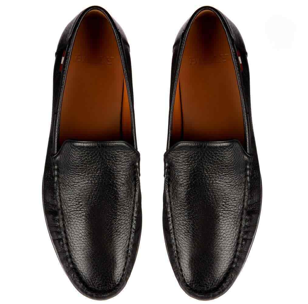 Giày Bally Craxon Leather Moccasin 'Black' 6231422 - Ảnh 3