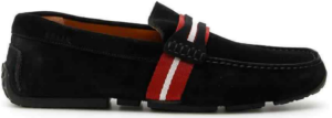 Giày Bally Pietro Suede Loafers 'Black' 6228293