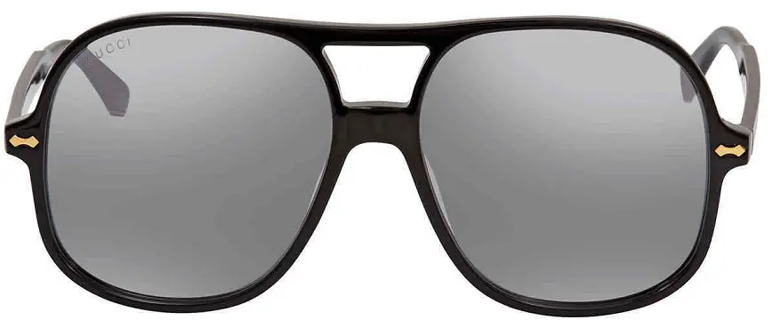 Kính Gucci Silver Aviator 'Black' GG0706S-001-58