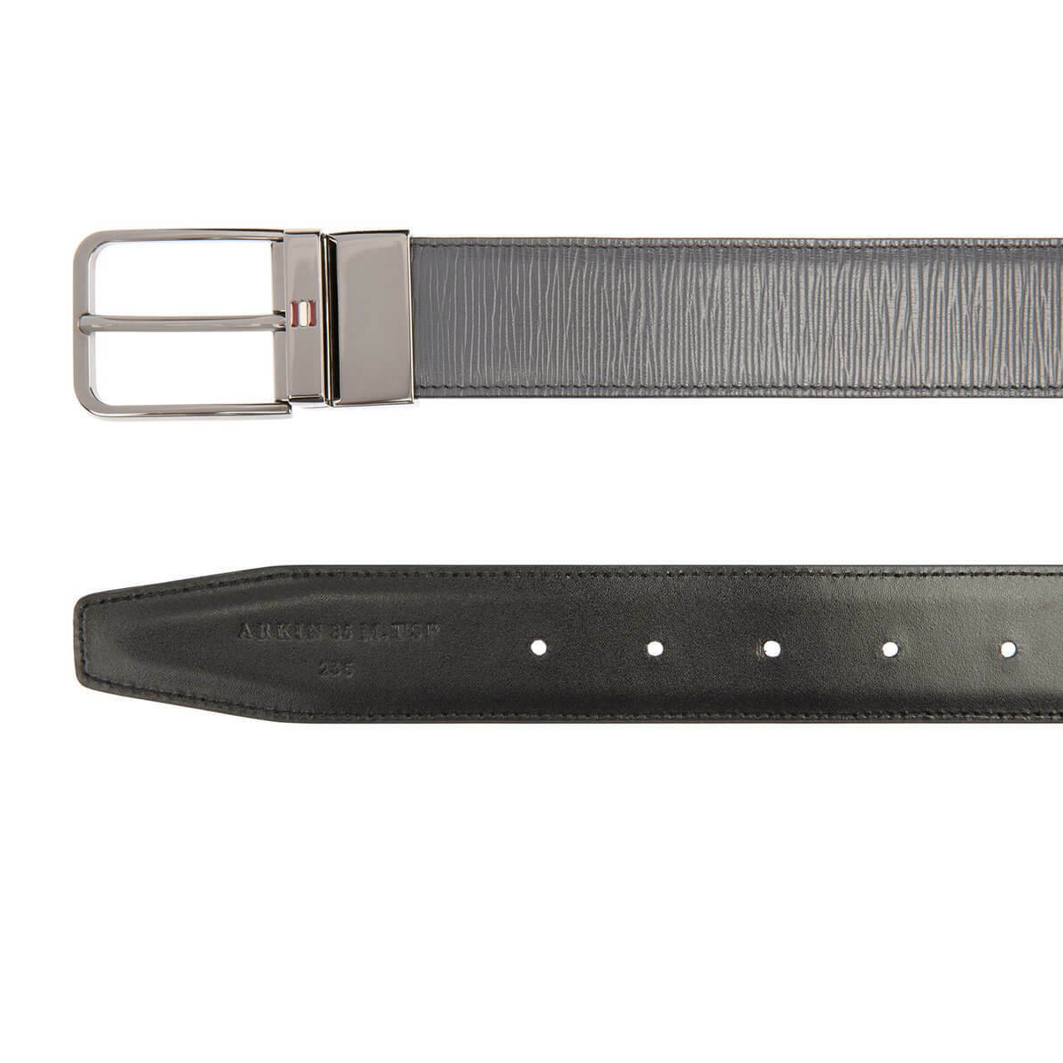 Thắt Lưng Bally Arkin Leather 'Grey' 6232246 - Ảnh 3