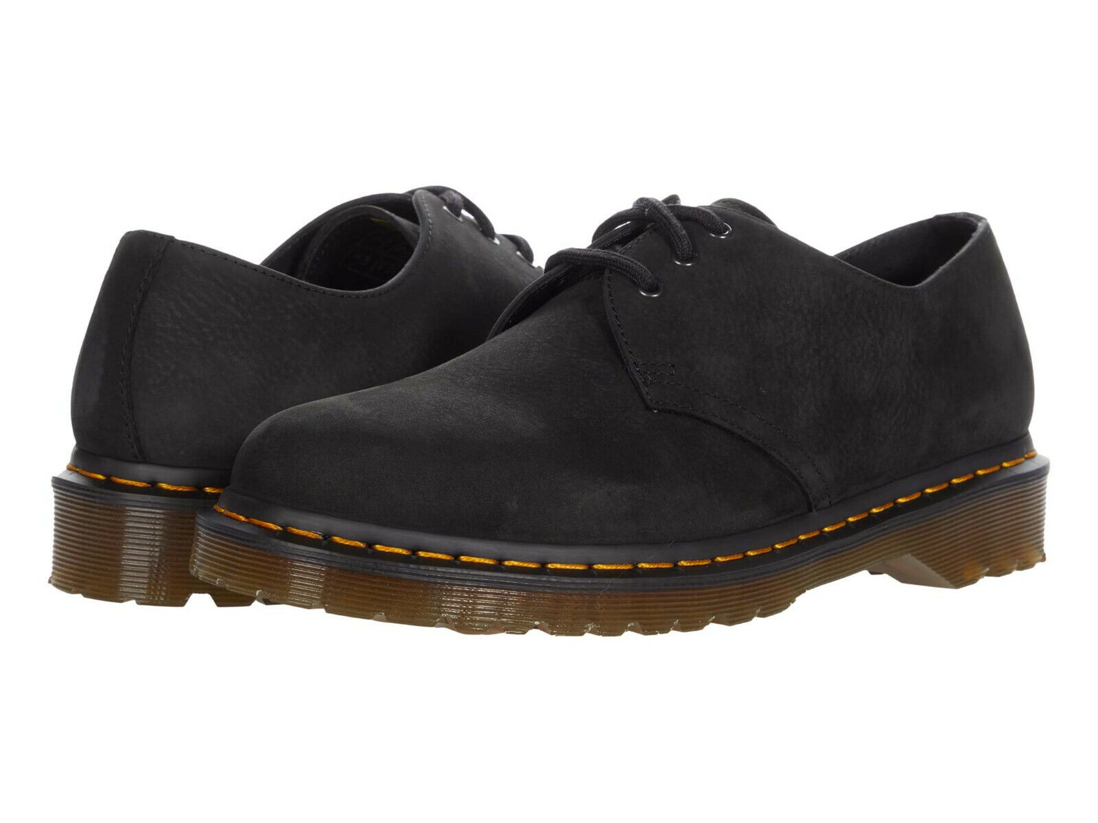 Giày Dr Martens 1461 Nubuck Leather 'Black' 26652001 - Ảnh 3