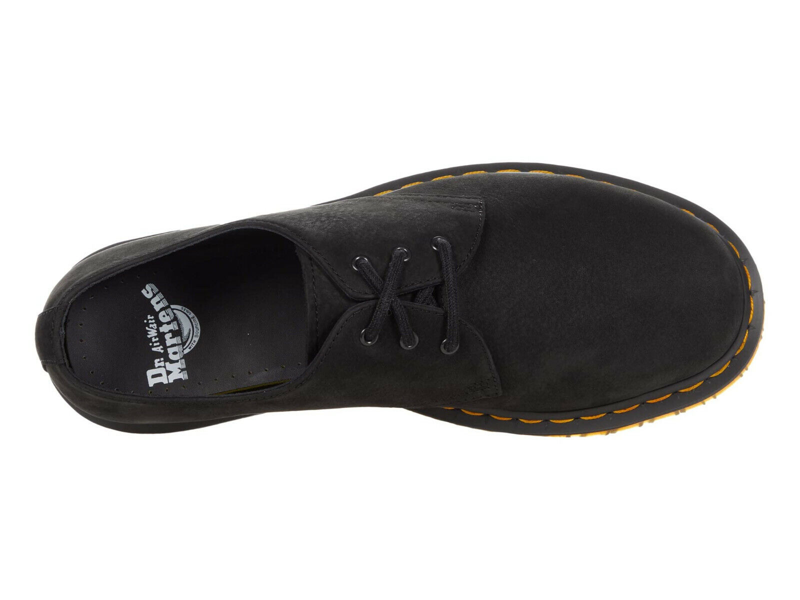 Giày Dr Martens 1461 Nubuck Leather 'Black' 26652001 - Ảnh 5