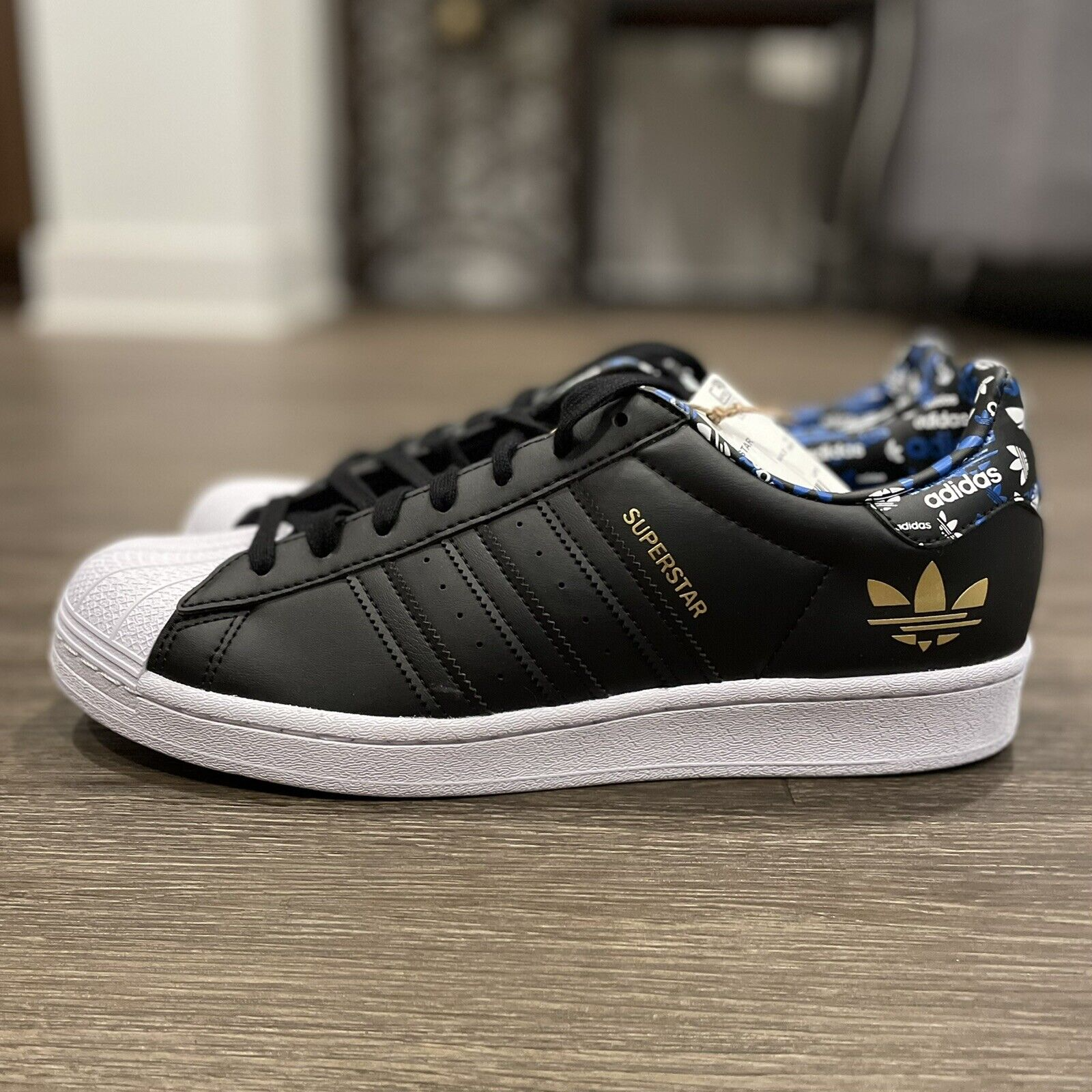 Giày Adidas Superstar 'Core Black' H00185 - Ảnh 2