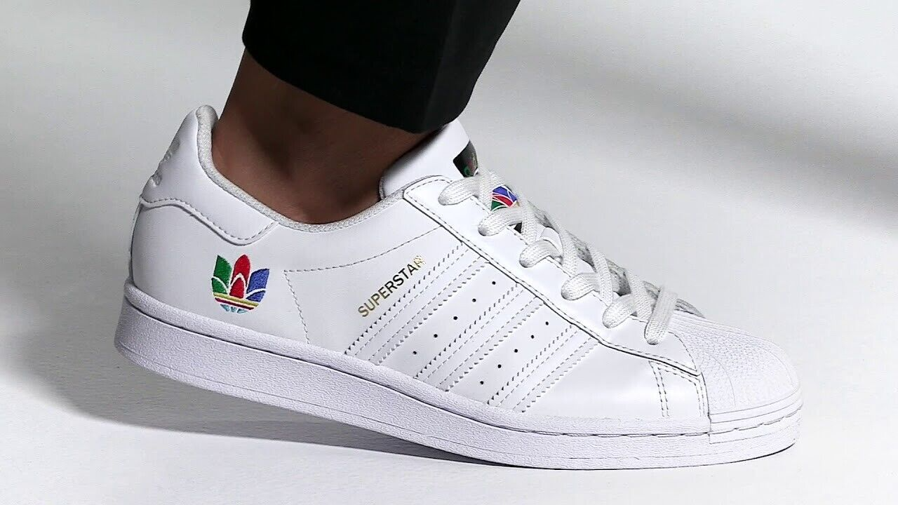 Giày Adidas Wmns Superstar 'White Real Magenta' FW3694 - Ảnh 3
