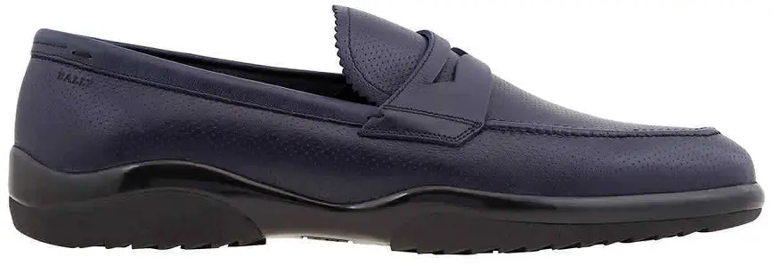 Giày Bally Micson Leather Penny Loafers 'Ink' 6220909