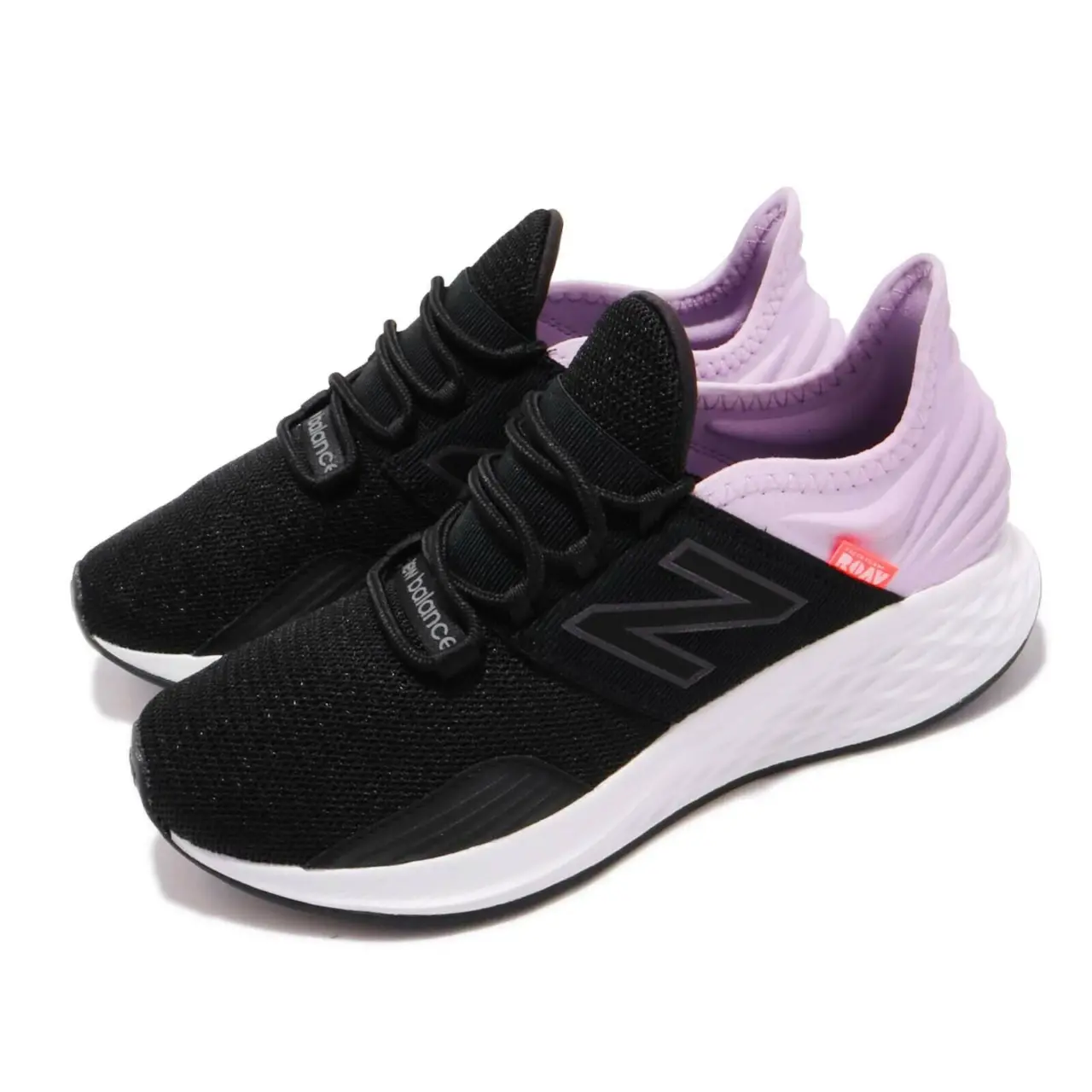 Alternative view of Giày New Balance Fresh Foam ROAV "Black Purple" WROAVLV