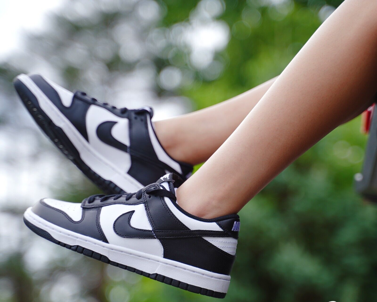 Giày Nike Dunk Low 'Black White' DD1391-100 - Ảnh 3