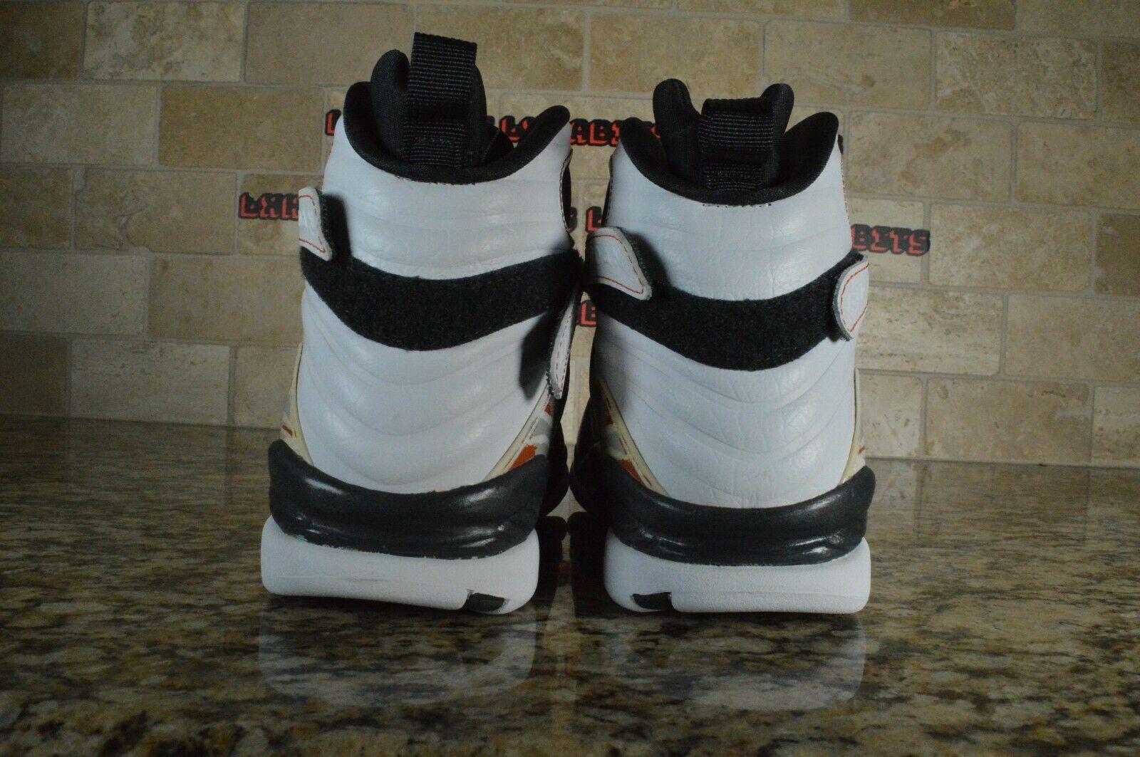 Giày Nike Air Jordan 8 Retro LS 'Black Toe' 317258-104 - Ảnh 3