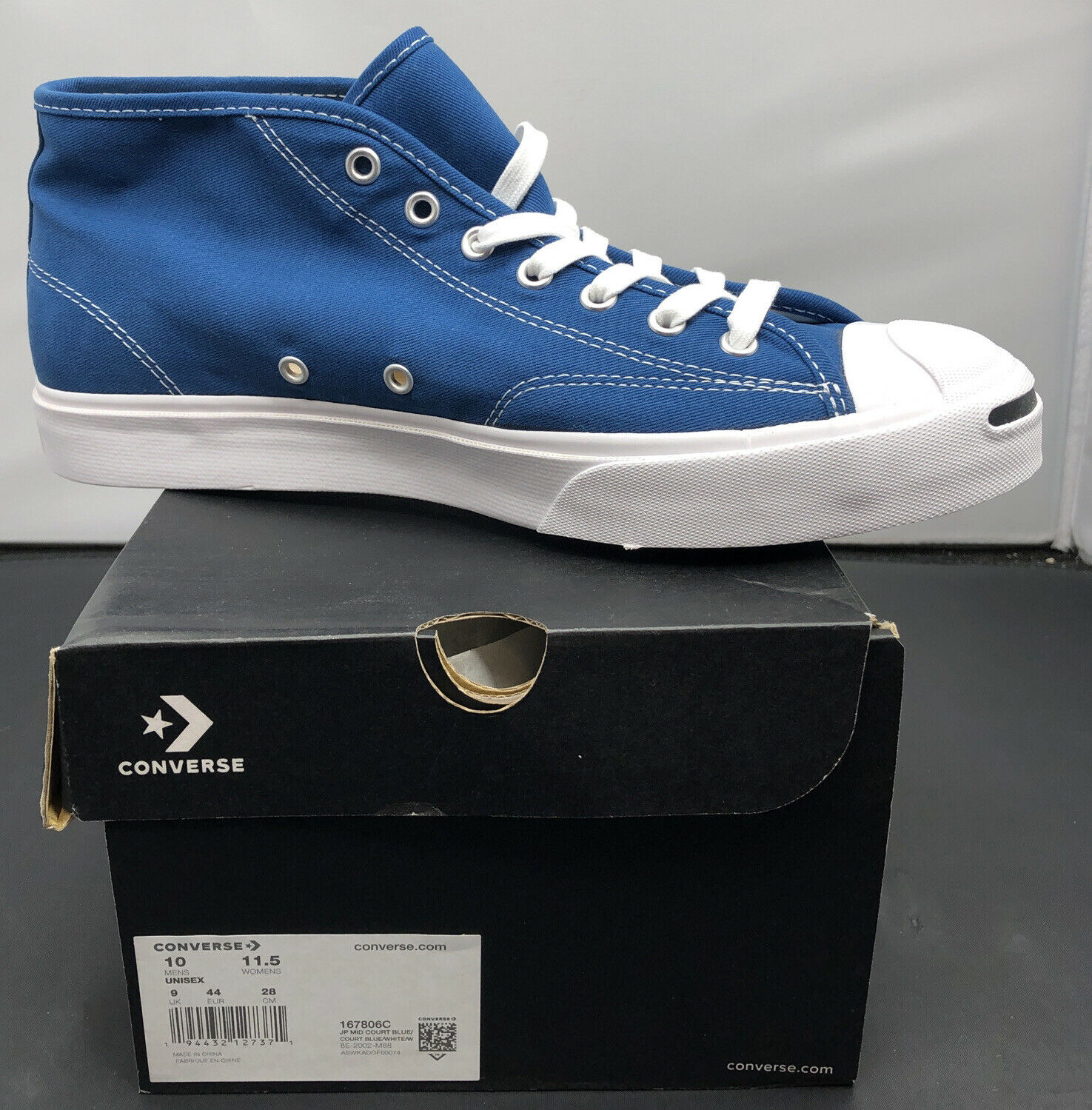 Giày Converse Jack Purcell Mid 'Twill' 167806C - Ảnh 4