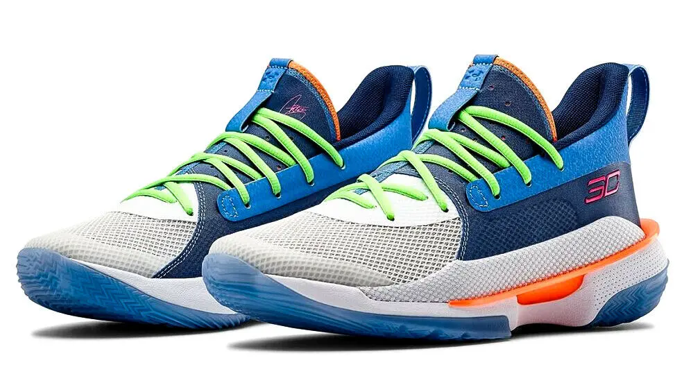 Alternative view of Giày Under Armour Curry 7 'Super Soaker' 3021258-404
