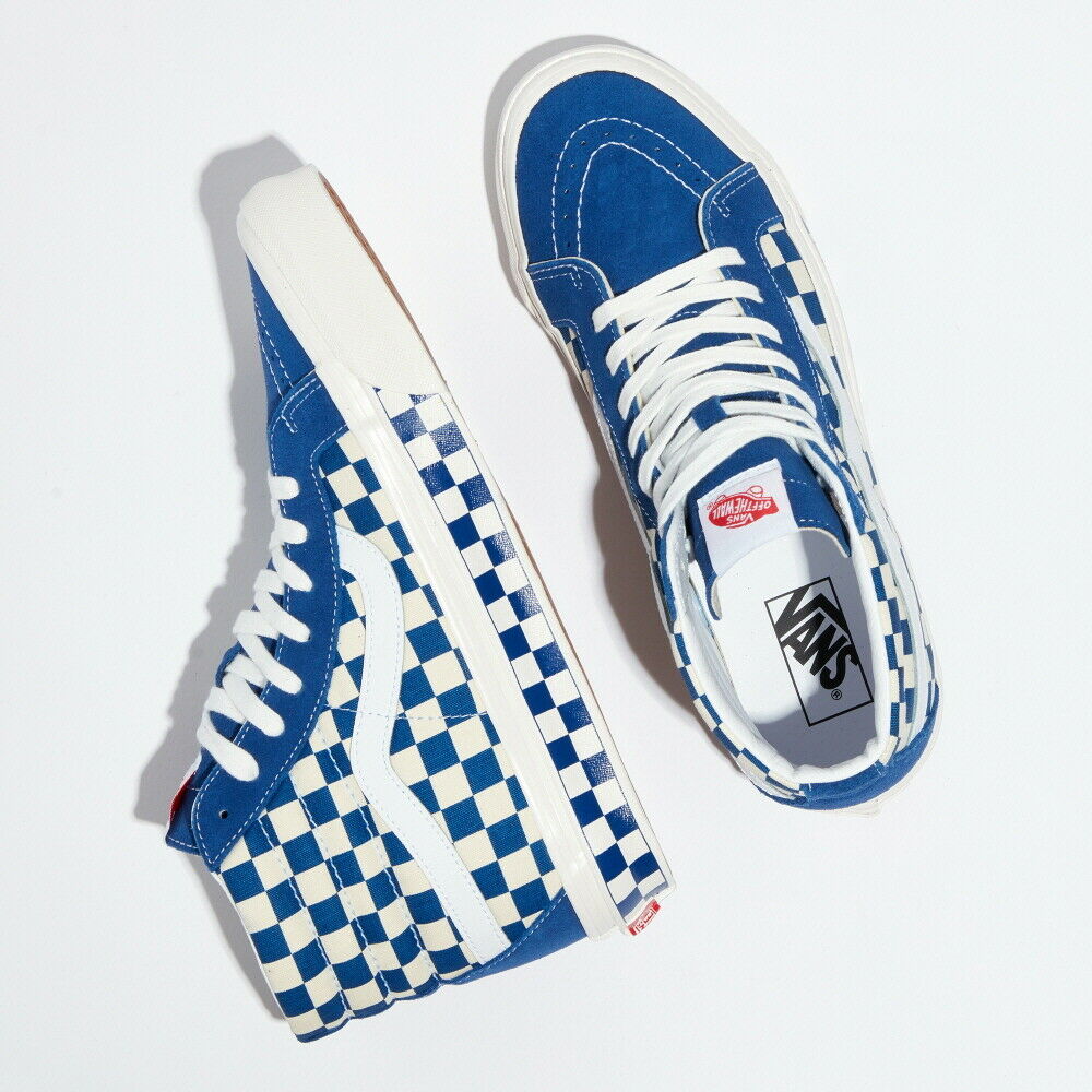 Giày Vans Anaheim Checker Combo SK8-Hi Skate 'Blue' VN0A38GF2U8 - Ảnh 4