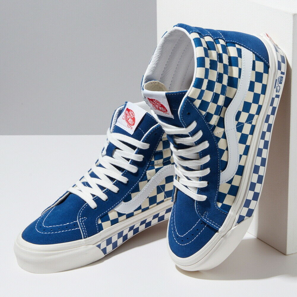 Giày Vans Anaheim Checker Combo SK8-Hi Skate 'Blue' VN0A38GF2U8 - Ảnh 3