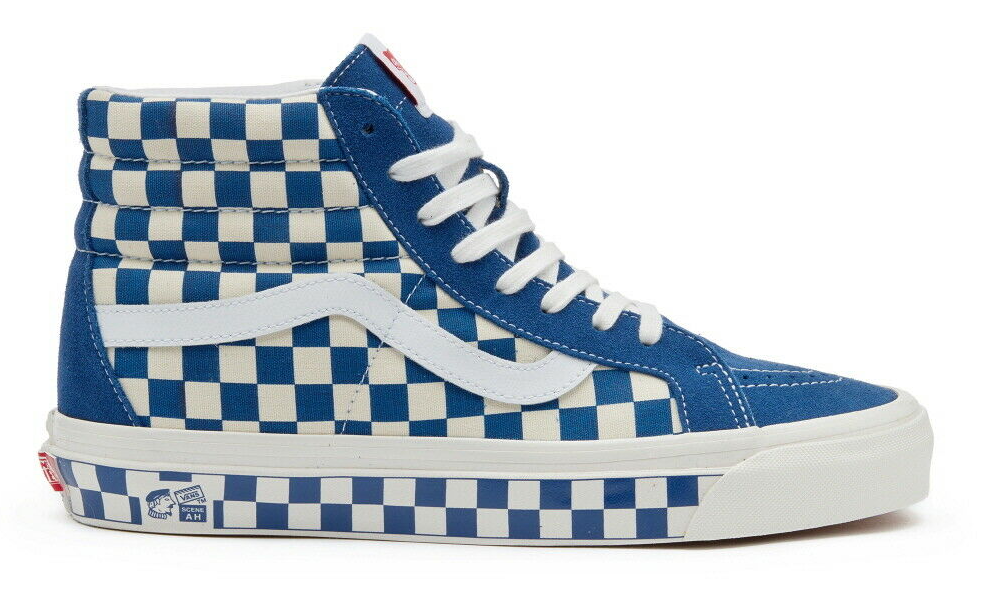 Giày Vans Anaheim Checker Combo SK8-Hi Skate 'Blue' VN0A38GF2U8