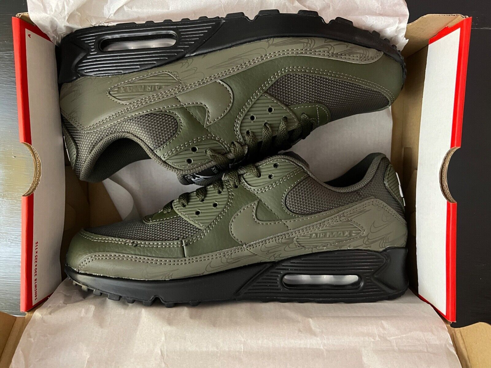 Giay Nike Air Max 90 'Cargo Khaki Reflective' DZ4504-300