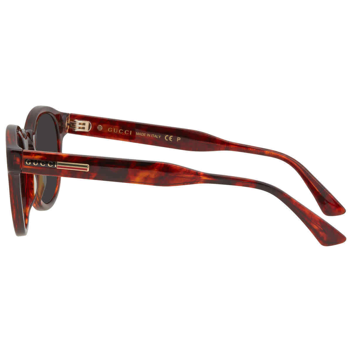 Kính Gucci Round Men's Sunglasses 'Grey' GG0825S-005-49 - Ảnh 2