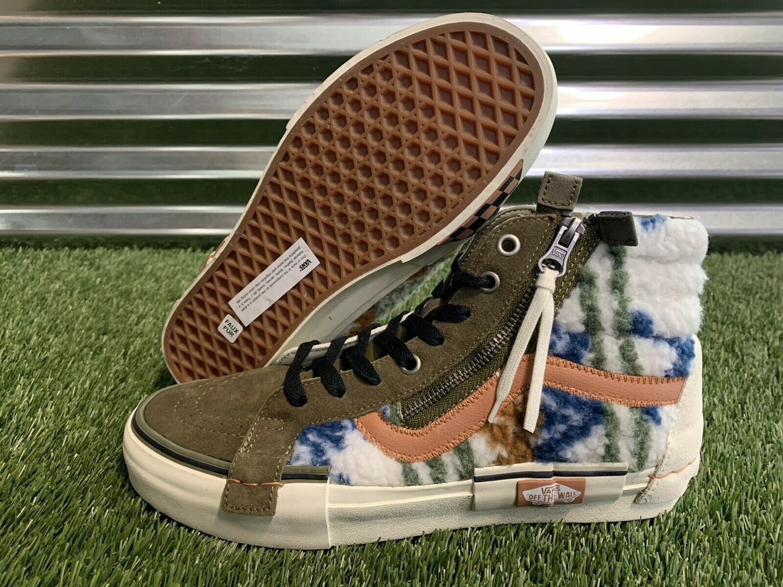 Giay Vans Sk8-Hi Reissue Cap 'Mixed Textile' VN0A3WM12UZ