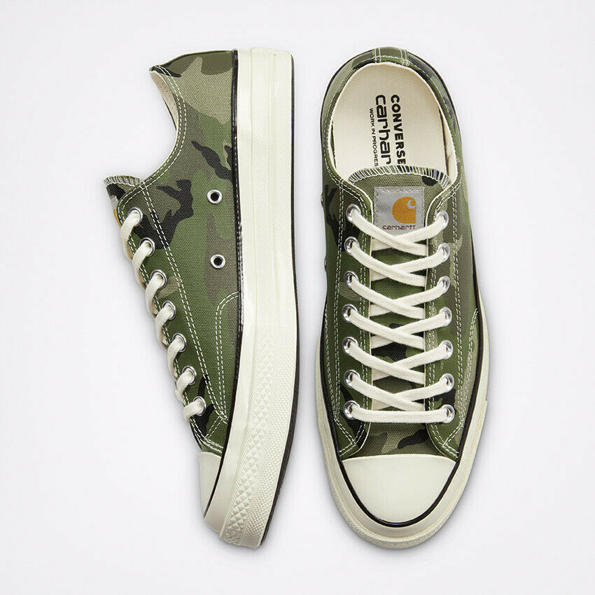 Giay Converse Carhartt WIP x Chuck 70 Low 'Green Camo' 165559C