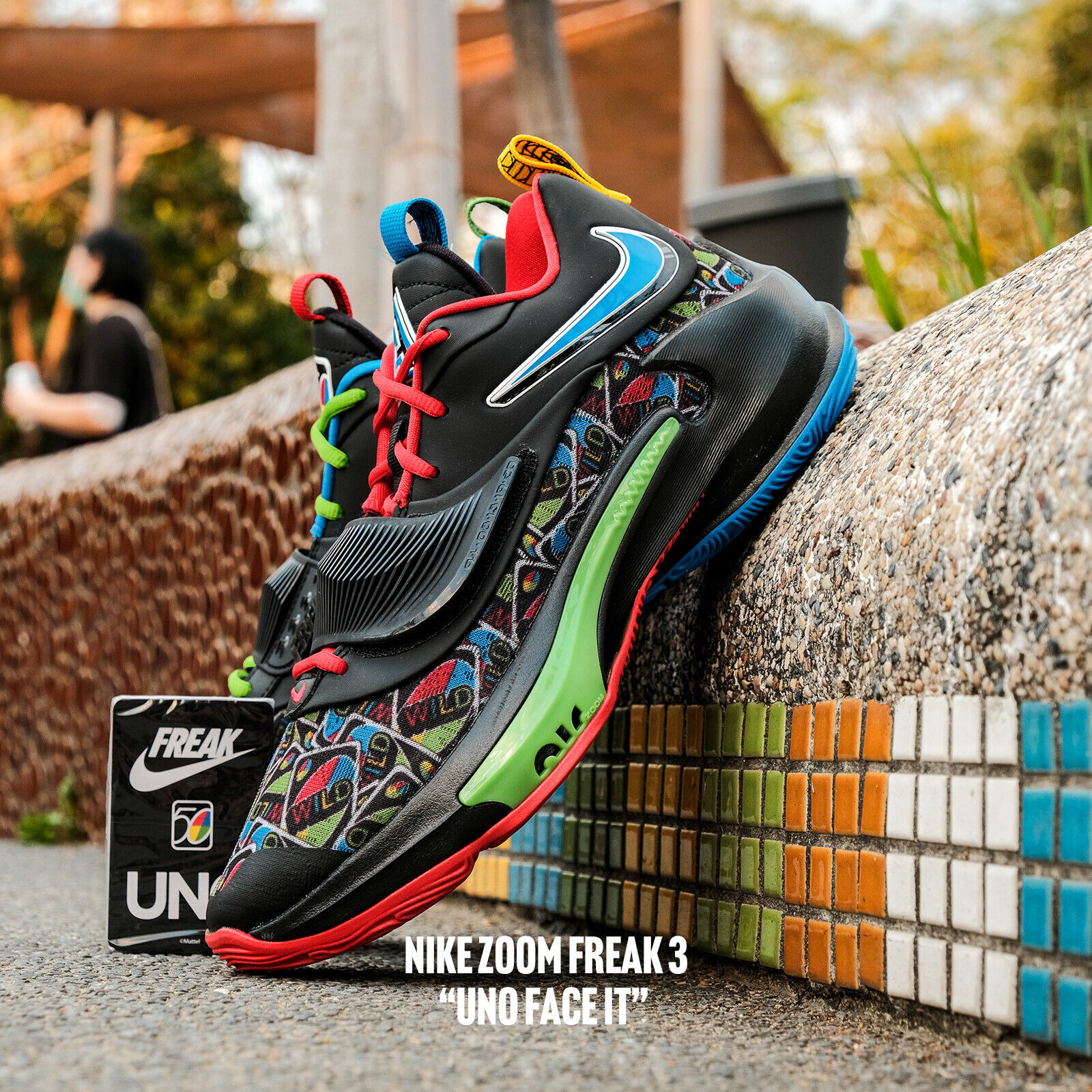 Giày Nike Zoom Freak 3 Black x UNO DC9363-001 - Ảnh 4