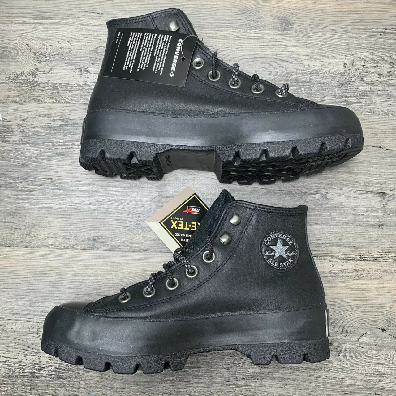 Giày Converse Wmns Chuck Taylor All Star Lugged Winter High GTX 'Black' 566155C - Ảnh 3