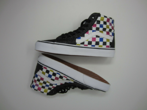 Giay Vans Sk8-Hi 'Glitter Checkerboard' VN0A4BV6V3P