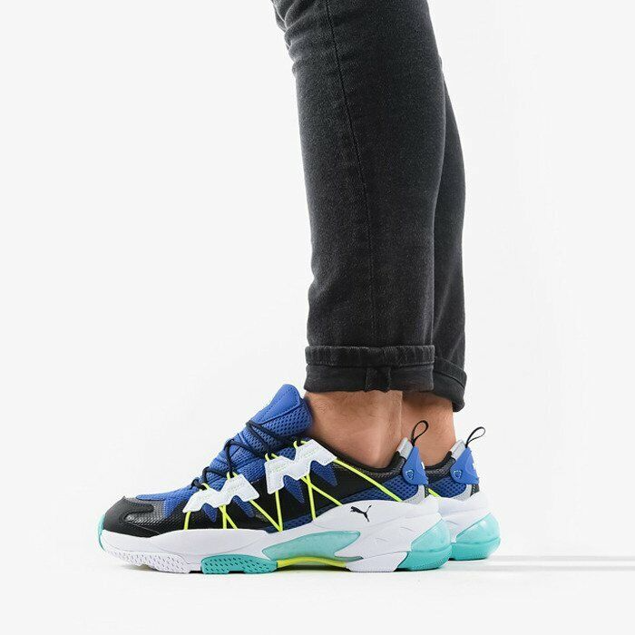 Giày Puma LQDCELL Omega 'Black Galaxy Blue' 370734-01 - Ảnh 2