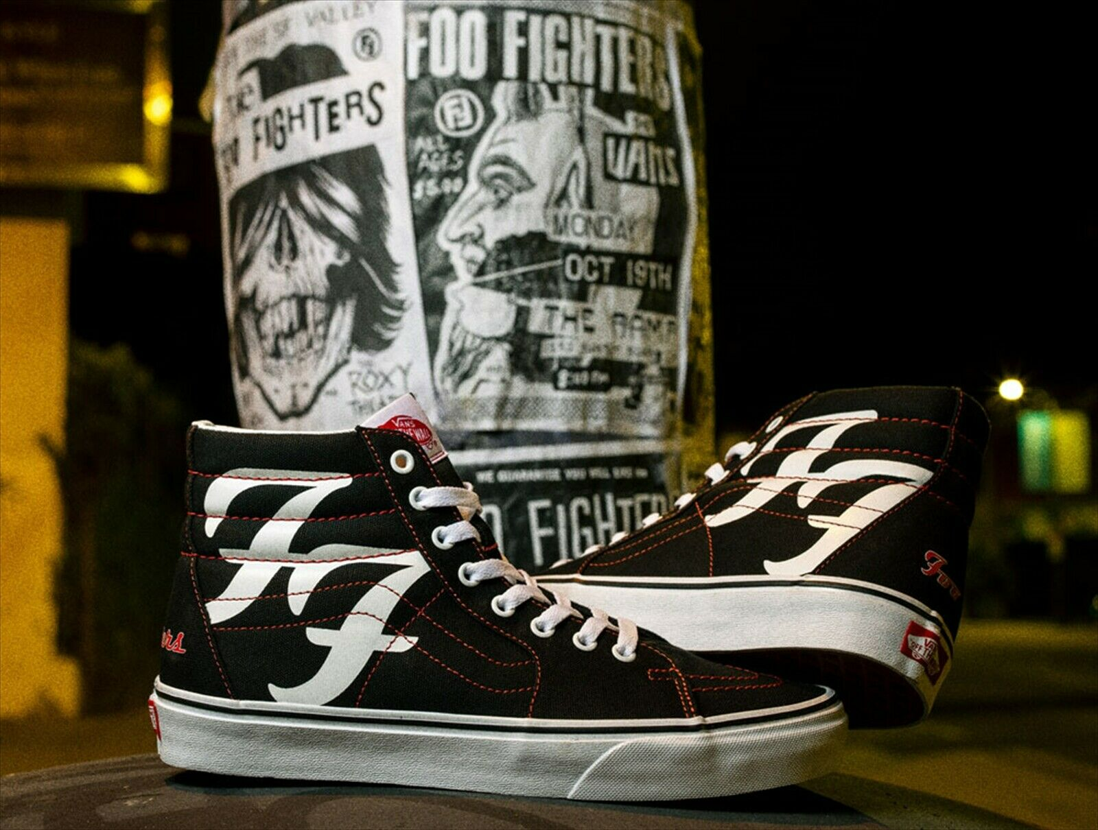 Giay Vans Foo Fighters x Sk8-Hi '25th Anniversary' VN0A4U3C2GB