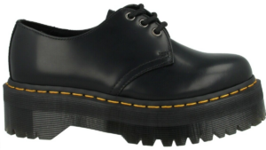Giày Dr.Martens 1461 Quad Black Polished Smooth Black 25567001