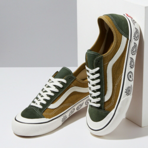 Alternative view of Giày Vans Salt Wash Style 36 Decon SF Skate 'Green' VN0A3MVL2VP
