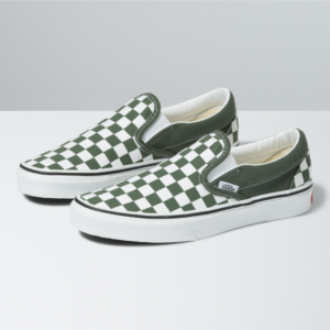 Giay Vans Classic Slip-On 'Green Caro' VN0A33TB9HO
