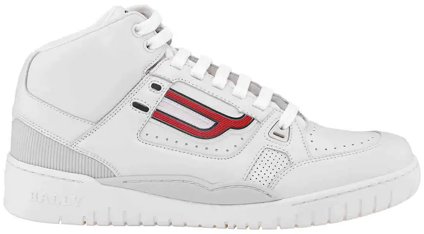 Giày Bally Kuba Champion King Leather High-Top 'White' 6228501